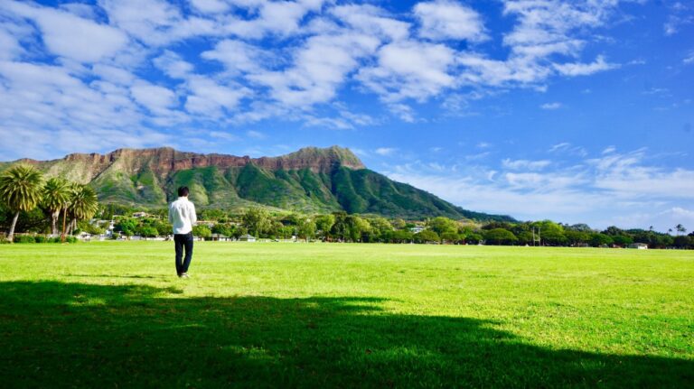 エネルギーを全身で感じるパワースポット・カピオラニ公園で撮影をしてきました。