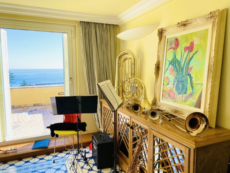 コート・ダジュールのヴィラに滞在しての演奏リハーサル。滞在中の様子をシェアします