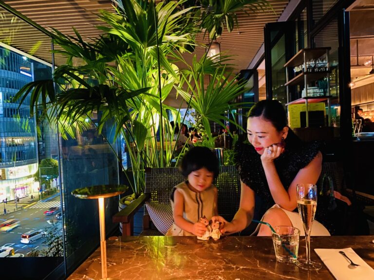 青山グランドホテル「BELCOMO」に家族でディナーに行ってきました。