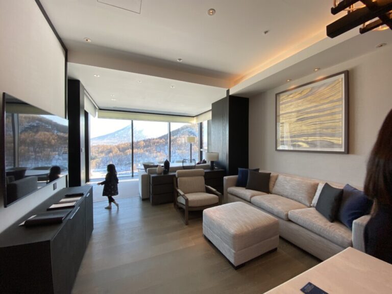 パークハイアットニセコ「２ベッドルームレジデンス（温泉付き）」に家族で宿泊してきました