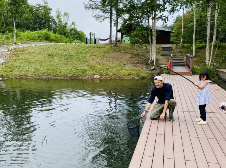 ニセコ・HANAZONOリゾートのレンタルフィッシングに6歳娘と参加してきました