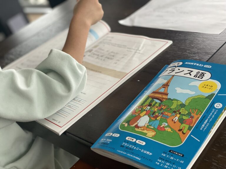 フランス語の勉強を本格的に開始しました。娘と一緒に取り組んでいること